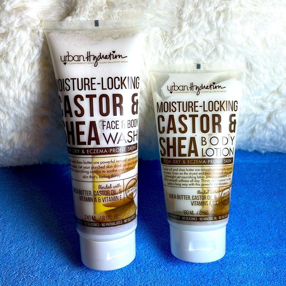 NWT URBAN HYDRATION Face & Body Wash & Body Lotion.